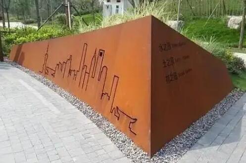 象山耐候钢挡土墙